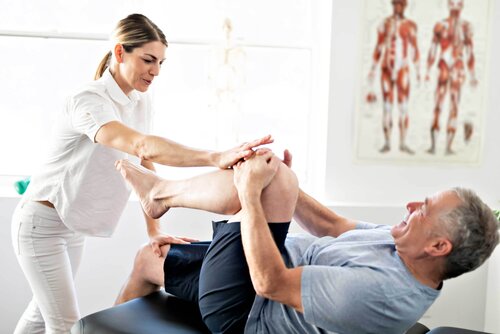 Physiotherapie Übung